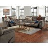 Tosh Power Reclining Living Room Set (Pewter)