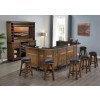 Donnybrook U-Shaped Home Bar w/ Backless Barstools