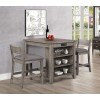 Rustic Gathering Table Set w/ Counter Stools