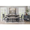 Essex Counter Height Dining Set w/ Bench (Graphite)