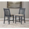 Essex Counter Height Chair (Graphite) (Set of 2)