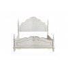 Cinderella Queen Panel Bed (Antique White)