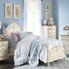 Cinderella Youth Panel Bed (Antique White)