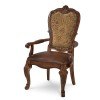 Old World Upholstered Arm Chair (Set of 2)