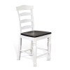 Carriage House 24 Inch Ladderback Wood Seat Barstool (Set of 2)