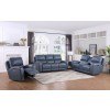 Bel Air Power Reclining Living Room Set (Persian Blue)
