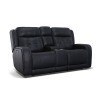 Grant Power Reclining Loveseat w/ Console (Chambray)