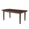 Crafted Cherry 72 Inch Surfboard Dining Table (Dark)