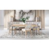Biscayne Dining Room Set w/ Woven Strap Back Chairs
