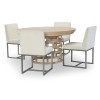 Biscayne Oval Dining Room Set w/ Woven Strap Back Chairs