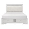 Luster Storage Bed (White)