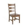 Doe Valley Ladderback Wood Seat Chair (Set of 2)