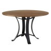 Crafted Cherry Metal Base 48 Inch Round Table (Medium)