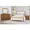 Crafted Cherry Erin's Upholstered Bedroom Set (Medium)