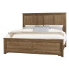 Crafted Cherry Ben's Six Panel Bed (Medium)
