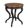 Hammered Copper Round Lamp Table