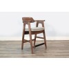 Mia Cinder Round Counter Height Set w/ Wren Counter Chairs