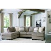 Creswell Stone Right Sofa Chaise Sectional