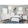 Corbin Youth Panel Bedroom Set (White)