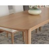 Crafted Cherry 94 Inch Surfboard Dining Table (Bleached)