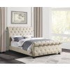 Crofton Upholstered Bed (Beige)