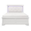 Lana Panel Bed (White)