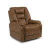 Theo Fabric Power Recliner (Brown)