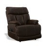 Clive Fabric Power Lift Recliner (Dark Brown)