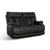 Clive Fabric Power Reclining Loveseat (Black)
