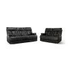 Clive Fabric Power Reclining Living Room Set (Brown)