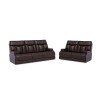 Clive Power Reclining Living Room Set (Brown)