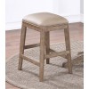 Logans Point 24 Inch Saddle Counter Stool