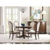 Commonwealth Byron Round Dining Set w/ Kirkman Chairs