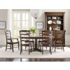 Commonwealth Byron Round Dining Set w/ Renner Arm Chairs