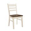Carriage House Ladderback Wood Seat Chair (Set of 2)