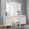 Tamsin Vanity Dresser w/ Mirror (White)