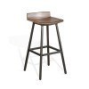 Doe Valley 30 Inch Wood Seat and Back Stool (Set of 2)
