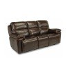 Fenwick Power Reclining Sofa (Dark Brown)
