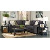 Alenya Charcoal Sectional Set