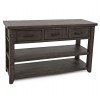 Madison County 3 Drawer Console Table (Barnwood)