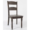 Madison County Ladderback Side Chair (Barnwood) (Set of 2)