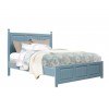 Beachfront Panel Bed (Ocean Blue)