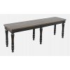 Madison County Bench (Vintage Black and Barnwood)
