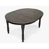 Madison County Round to Oval Dining Room Set (Vintage Black)