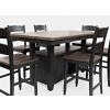 Madison County Adjustable Height Dining Table (Vintage Black)