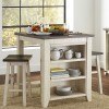 Madison County 3-Piece Counter Height Dinette (Vintage White)