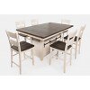 Madison County Adjustable Height Dining Room Set (Vintage White)