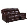 Jonathan Power Reclining Sofa (Brown)
