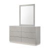 Naples Dresser w/ Mirror (Grey)