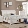 Laurelin Storage Bed (White)